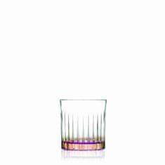 RCR Pohár whisky 36 cl DOF GIPSY PINK-ORANGE