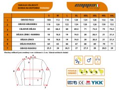 Cappa Racing Bunda moto pánska FIORANO čierna / zelená 5XL