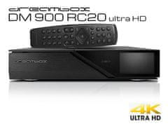 Dreambox satelitný prijímač DM900 RC20 UHD 1x Triple S2X Multistream