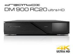 Dreambox satelitný prijímač DM900 RC20 UHD 1x Triple S2X Multistream