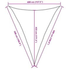 Vidaxl Tieniaca plachta 160 g/m² biela 4x5x5 m HDPE