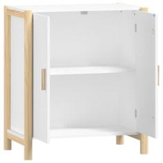 Vidaxl Komoda biela 62x38x70 cm spracované drevo