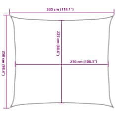 Vidaxl Tieniaca plachta 160 g/m² hnedá 2,5x3 m HDPE