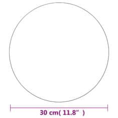 Vidaxl Bezrámové zrkadlo okrúhle 30 cm sklo