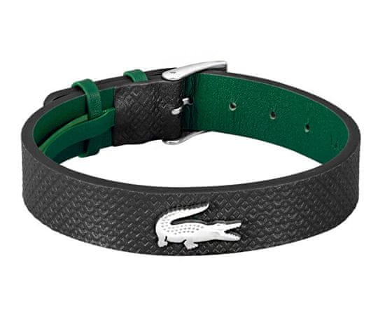 Lacoste Moderný kožený náramok Lacoste 12.12 2040387