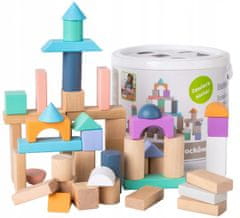 EcoToys Drevené kocky Eco Toys 50 ks