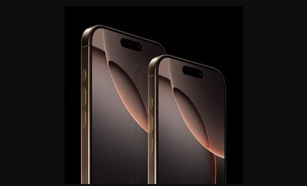 Apple iPhone 16 Pro Max, supervýkonný procesor, strojové učení, A18 Pro, velký displej, trojitý zadní ultraširokoúhlý fotoaparát, přední fotoaparát, 48 Mpx, 12 Mpx, IP68, voděodolný, Face ID, Dolby Atmos