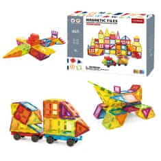 Magnetic Tiles Magnetická stavebnica Dream Builder 85ks sada - Magnetic Tiles