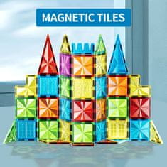 Magnetic Tiles Magnetická stavebnica Diamond 75ks sada - Magnetic Tiles