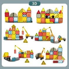 Magnetic Tiles Magnetická stavebnica Dream Builder 42ks sada - Magnetic Tiles