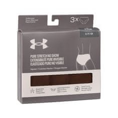 Under Armour 3PACK dámske nohavičky hnedé (1383895 625) - veľkosť M