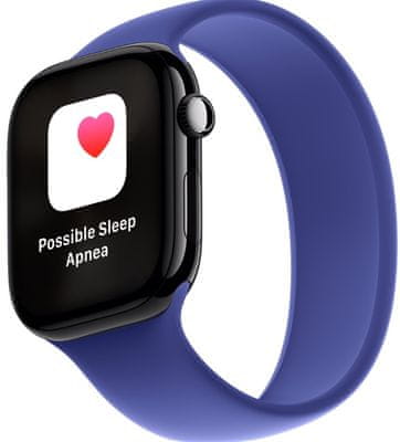 Chytré hodinky Apple Watch Series 10 gps Apple Pay Retina displej voděodolnost WR50 pro plavání detekce autonehody nové funkce fáze spánku SOS volání krytí proti prachu akcelerometr GPS stále zapnutý EKG monitorování tepu srdeční činnosti hudební přehrávač volání notifikace NFC platby Apple Pay hluk App Store Senzor pro snímání okysličení krve měření fyzické kondice VO2 max automatické přivolání pomoci ovládání dvojitým poklepem