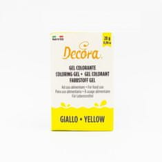 Decora Gélová farba žltá 28 g