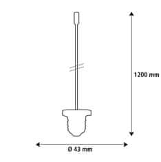 Segula Segula 55499 LED ART Straight 120 číra E27 10 W (72 W) 1000 Lm 2200 K