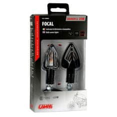 LAMPA FOCAL moto smerovky čierne 2ks