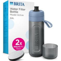 BRITA Filtrační láhev FILL&amp;GO ACTIVE FIL.LÁHEV MODR 0,6L