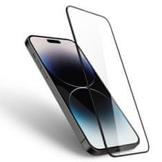 Spigen Glas.Tr Slim Full Cover ochranné sklo na iPhone 14 Pro, čierne