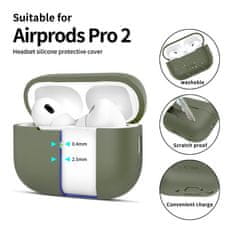 Tech-protect Silicone puzdro na Apple AirPods Pro 1 / 2, zelené