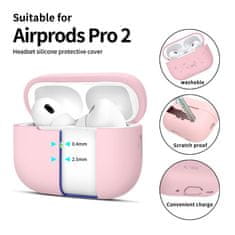 Tech-protect Silicone puzdro na Apple AirPods Pro 1 / 2, ružové