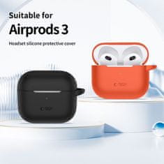 Tech-protect Silicone Hook puzdro na Apple AirPods 3, zelené