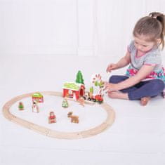 Bigjigs Rail Bigjigs Vláčiková dráha Zimní země divů