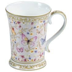 BigBuy Šalica Motýle Porcelán