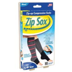 Mediashop Pančuchy Zip Sox čierne S / M