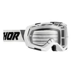 THOR Motokrosové okuliare white/black