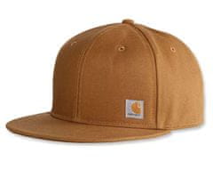 Carhartt FIRM DUCK FLAT BRIM CAP BROWN