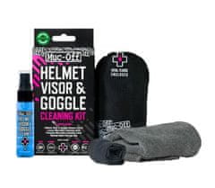 Muc-Off VISOR, LENS & GOOGLE CLEANING KIT V2 - Vylepšená sada na čištění hledí, plexi