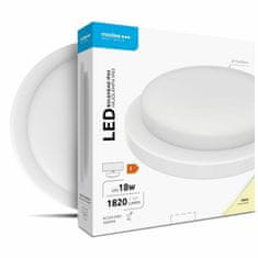 Modee LED Bulkhead Round prepážkové okrúhle svetlo 18W 4000K 1820lm, biela, PIR (ML-BH4000K18WRS-W) 