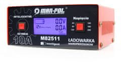 MAR-POL Nabíjačka autobatérií riadená mikroprocesorom 10A, 6-24V M82511