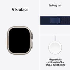 Apple Watch Ultra 2 GPS + Cellular 49 mm, Natural Titanium Case, Navy Ocean Band (MX4D3CS/A)