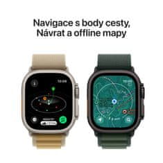 Apple Watch Ultra 2 GPS + Cellular 49 mm, Natural Titanium Case, Navy Ocean Band (MX4D3CS/A)