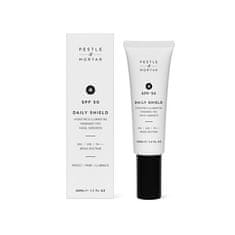 Pestle & Mortar Hydratačný a rozjasňujúci pleťový krém SPF 50 Daily Shield (Facial Sunscreen) 50 ml