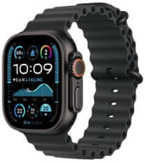 Apple Watch Ultra 2 GPS + Cellular 49 mm, Black Titanium Case, Black Ocean Band (MX4P3CS/A)