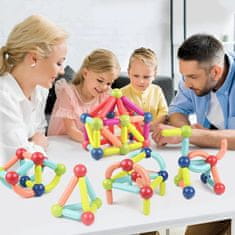 Smart Plus Magnetic Sticks Building Blocks Toy Set | Educational STEM Toy for Toddlers & Preschoolers