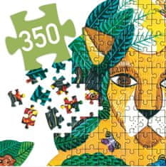 Djeco Obrysové puzzle Lev 350 dielikov