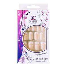 DIVINE cosmetics Umelé nechty č.3, dekorované 24 ks