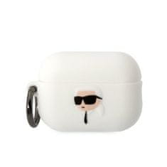 Karl Lagerfeld Obal / kryt na Apple Airpods Pro 2 biele KARL LAGERFELD