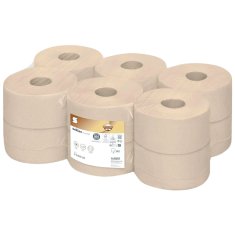 Wepa SATINO PureSoft toaletný papier Jumbo 190 mm, 2 vrstvy, recyklácia, 12 ks