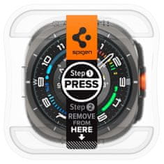 Spigen Spigen GLAS.TR EZ FIT 2-Pack - Tvrdené sklo pre Samsung Galaxy Watch Ultra 47 mm (2 ks)