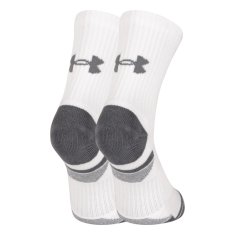 Under Armour 3PACK ponožky bielé (1379530 100) - veľkosť M