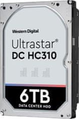 Western Digital Ultrastar DC HC310/7K6 3.5in 6TB 256MB SATA 512E SE (náhrada WD6002FRYZ)