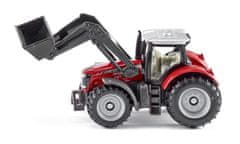 SIKU Traktor Massey Ferguson s čelným nakladačom