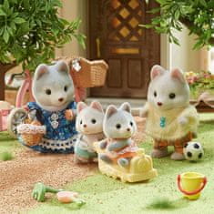 Sylvanian Families Tandemové kolo pre Husky súrodenca