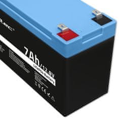 Qoltec  LiFePO4 lítium-železofosfátová batéria | 12,8V | 7Ah | 89,6Wh | BMS