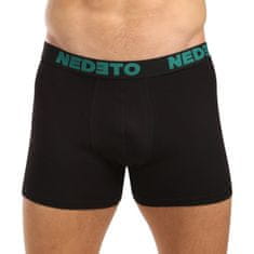 Nedeto 10PACK pánske boxerky čierne (10NB004b) - veľkosť XL