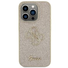 Guess Obal / kryt na Apple iPhone 15 PRO zlaté GUESS GUHCP15LHG4SGD