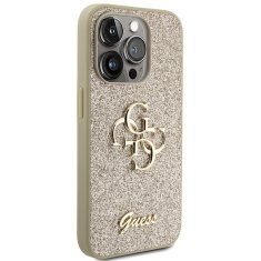 Guess Obal / kryt na Apple iPhone 15 PRO zlaté GUESS GUHCP15LHG4SGD